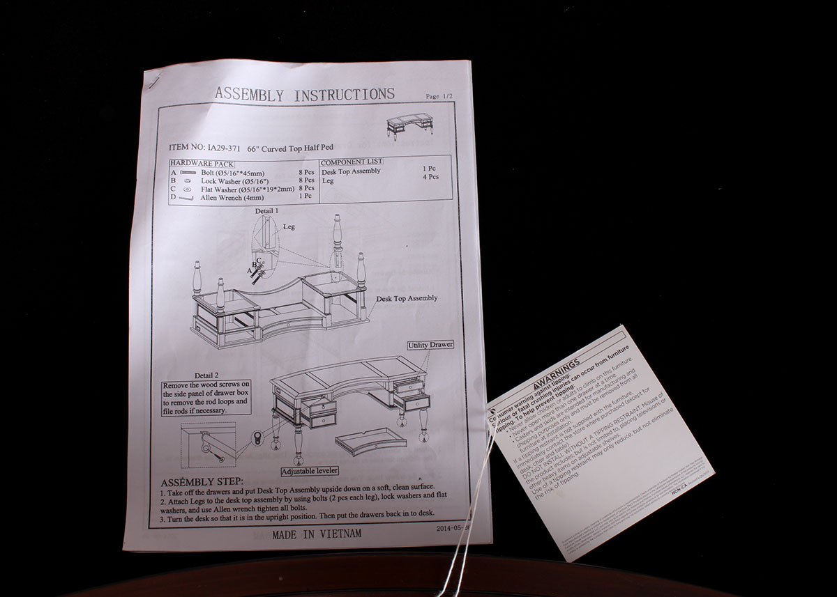 "Martin's Landing" Writing Desk from Havertys