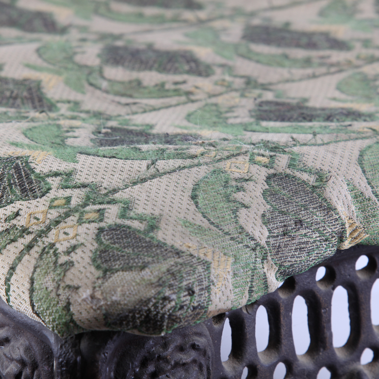 Vintage Cast Iron Foot Stool