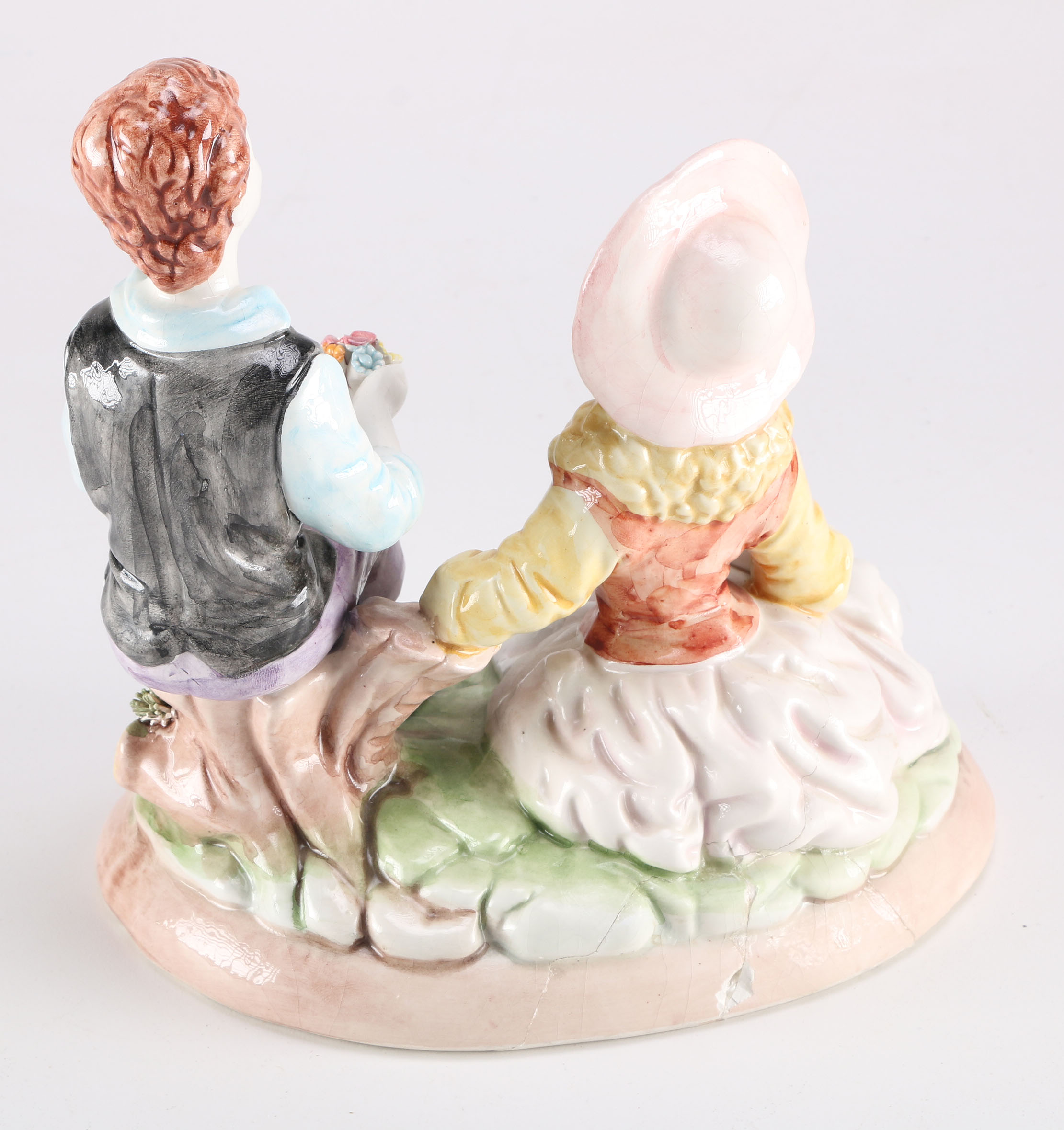 Capodimonte Figure Group of a Courting Couple