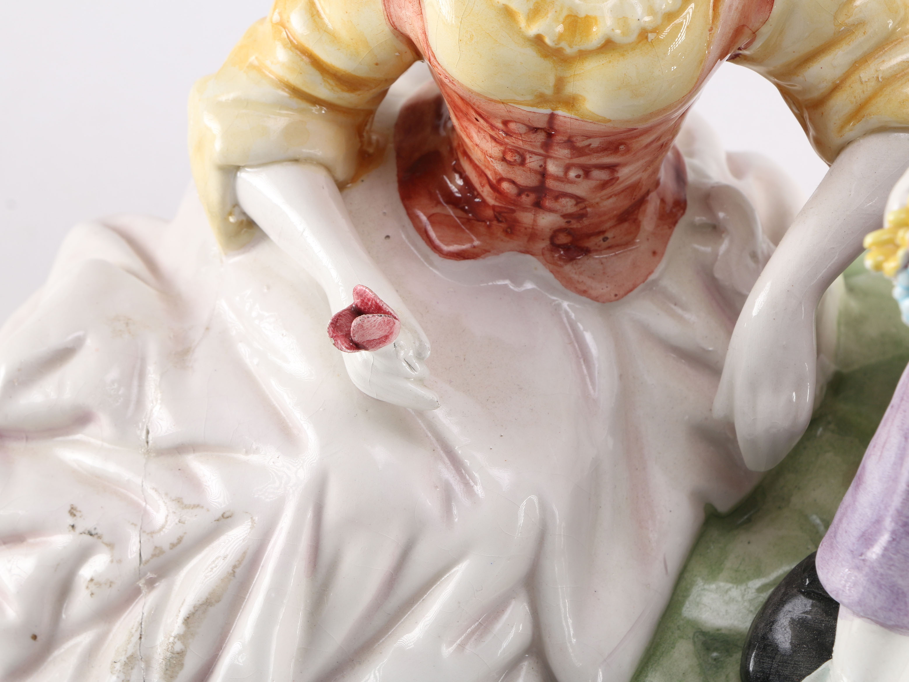 Capodimonte Figure Group of a Courting Couple