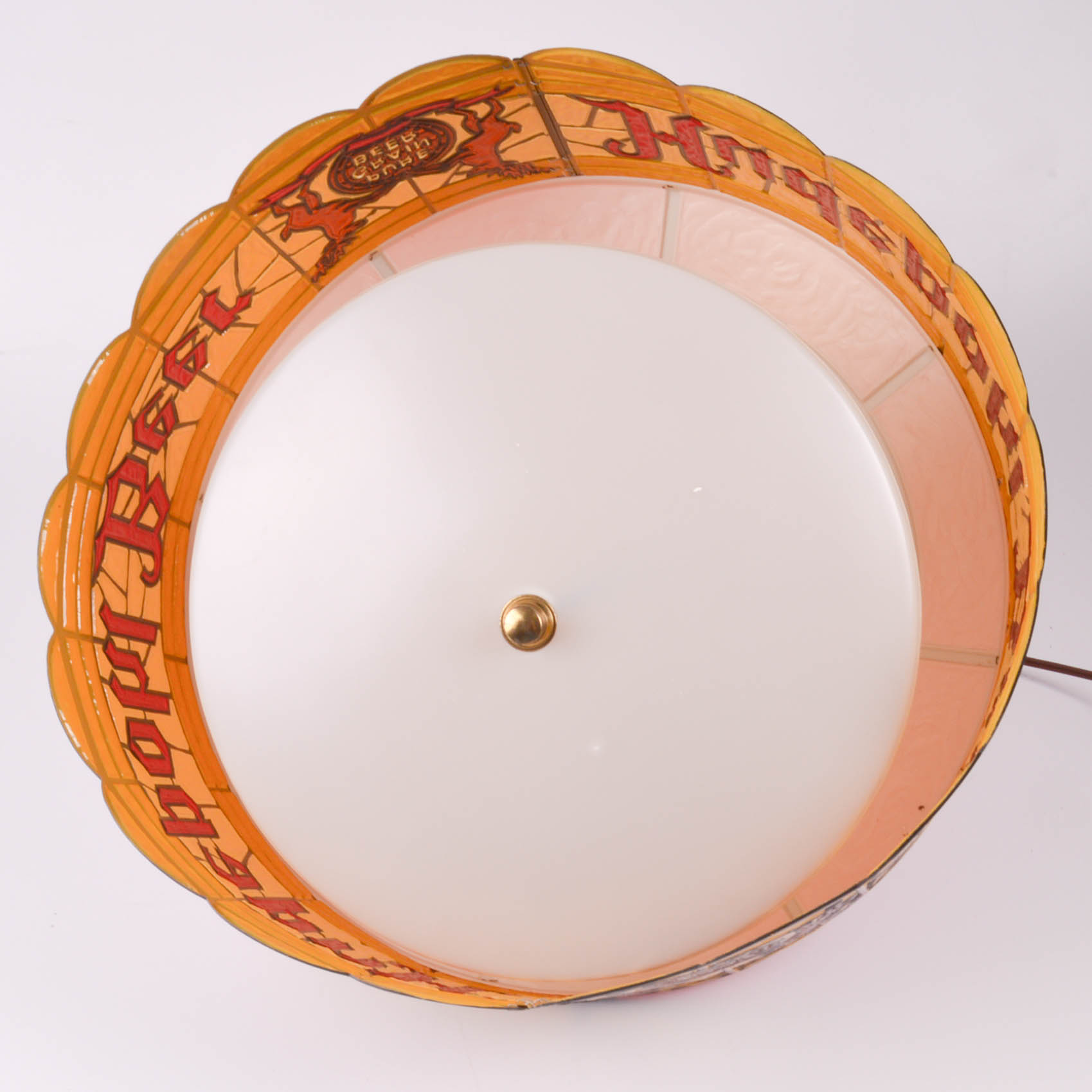 Hudepohl Beer Hanging Light