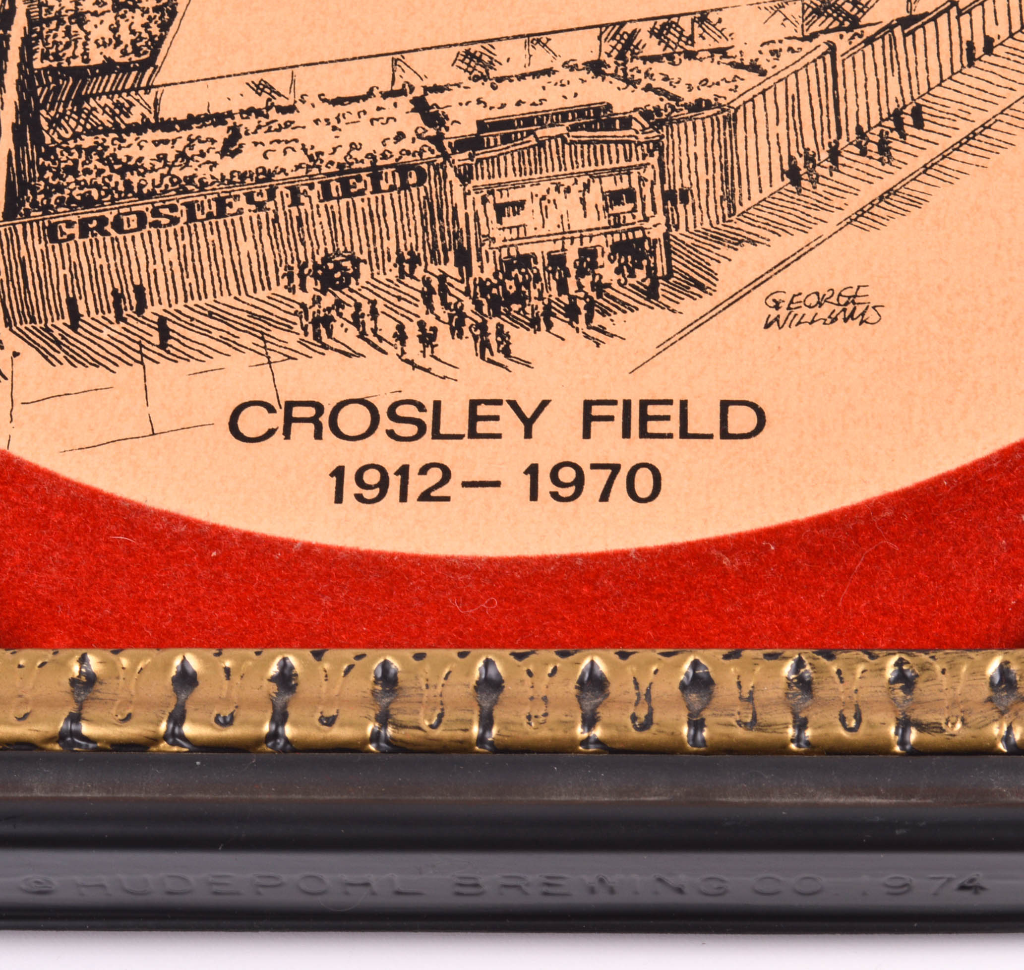 Commemorative Hudepohl / Crosley Field Sign