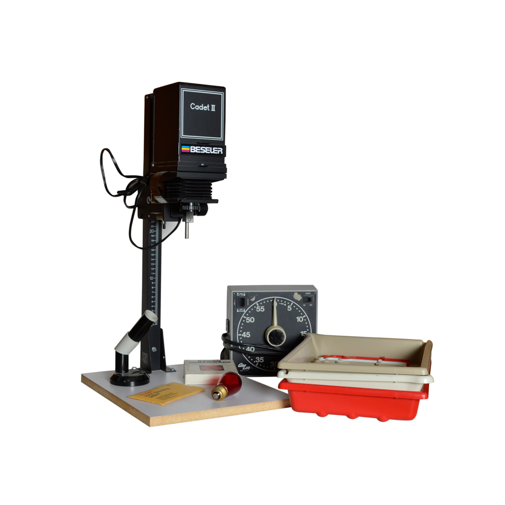 Beseler Cadet II Photograph Enlarger and Accessories