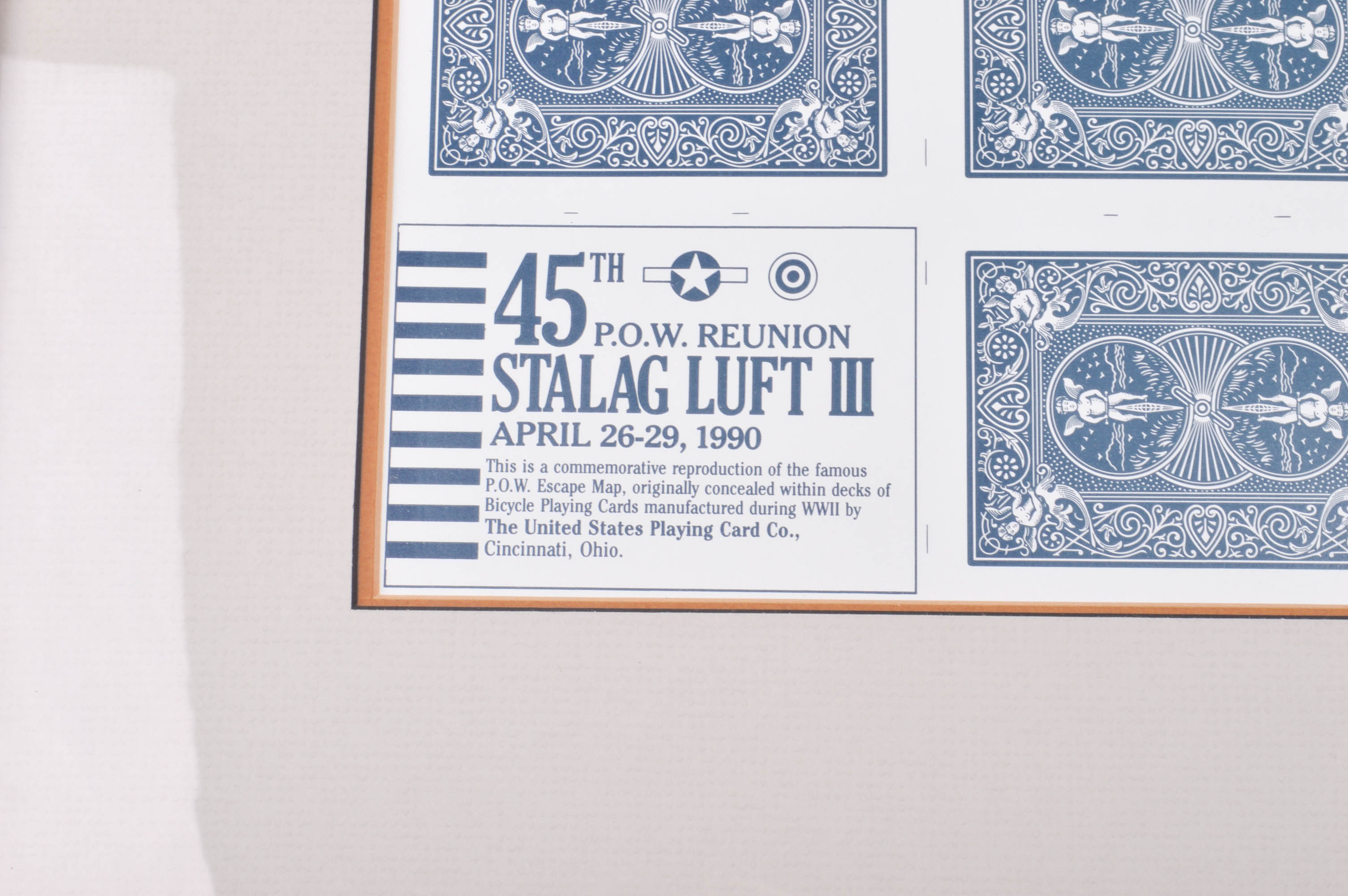 U.S. Playing Card Co. Commemorative WWII P.O.W. Escape Map Collection