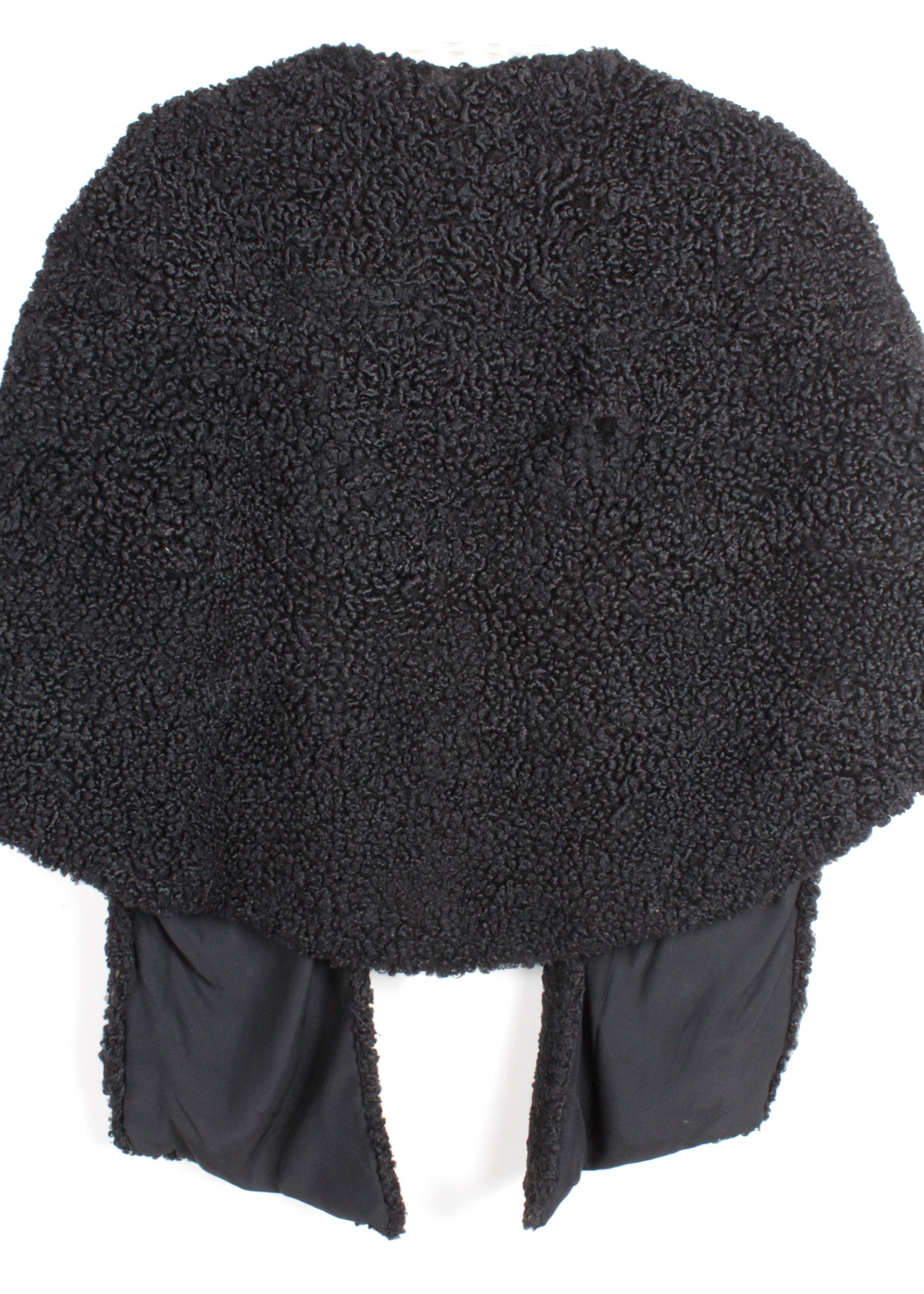 Vintage M. Dunn & Co Black Lamb Fur Stole