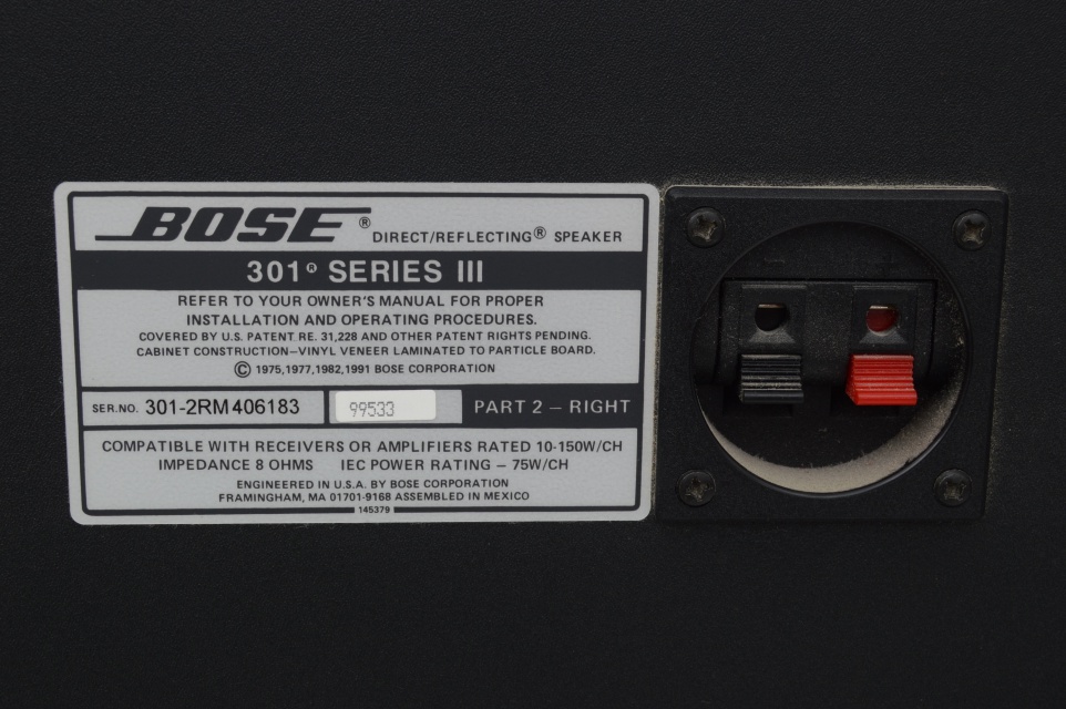 Bose 301 Series III Speakers