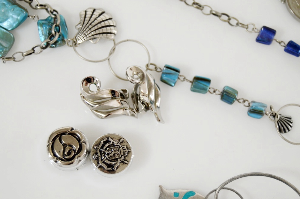 Costume Jewelry with Blue Stones