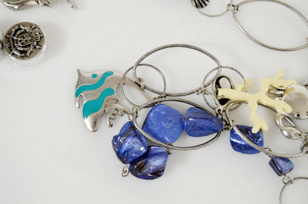 Costume Jewelry with Blue Stones