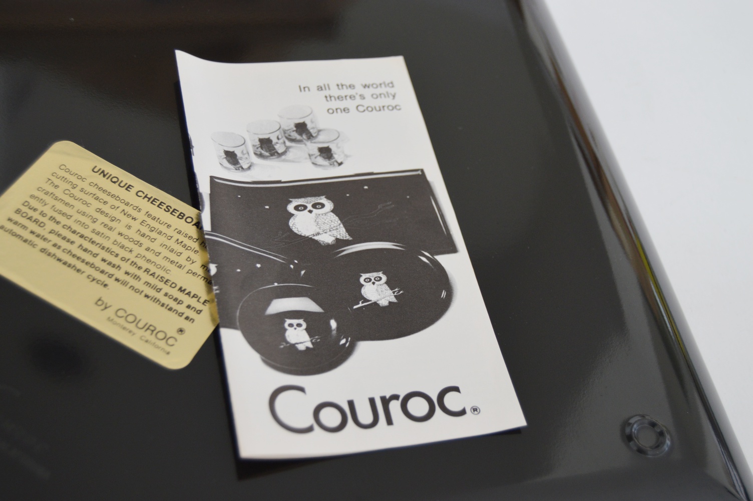 Mid Century Walnut and Myrtlewood Salad Bowls, Couroc Tray