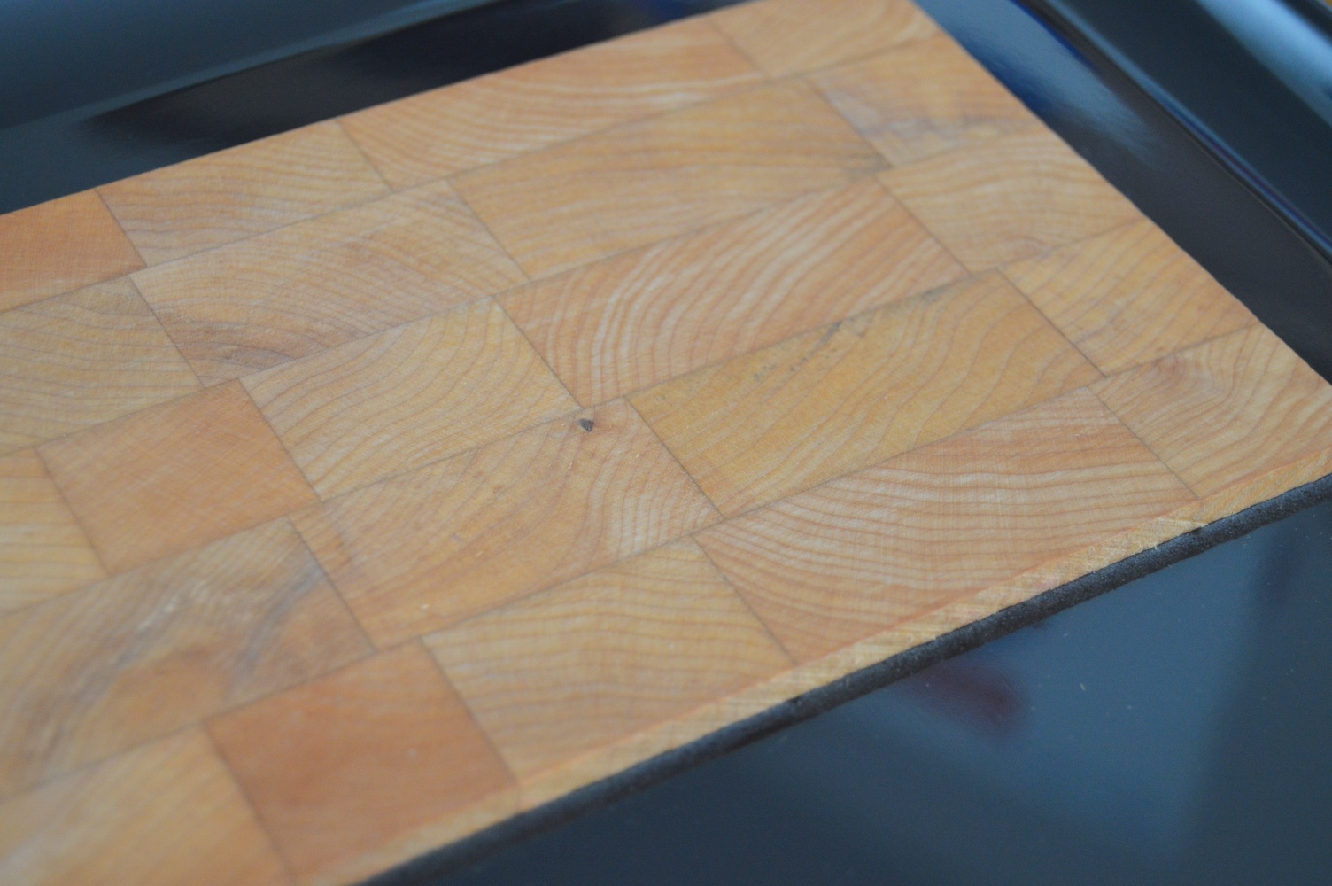 Mid Century Walnut and Myrtlewood Salad Bowls, Couroc Tray