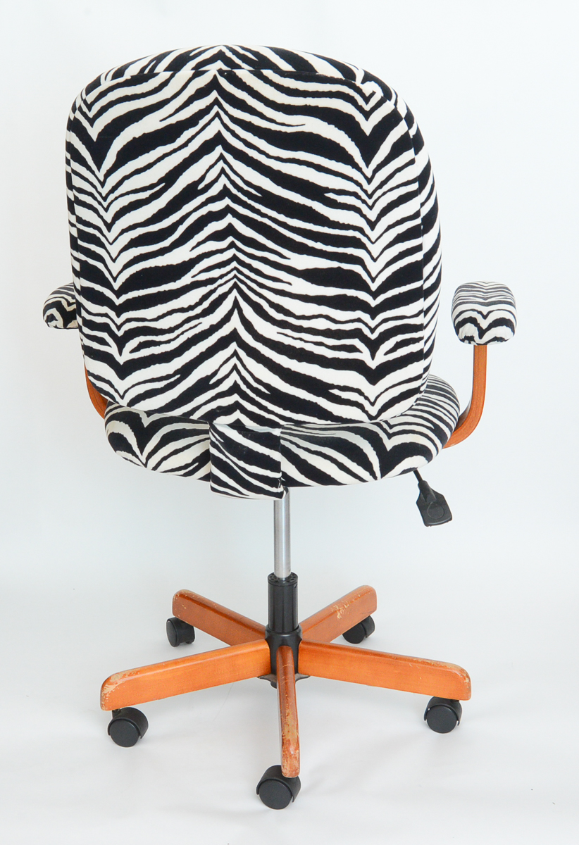 Zebra Print Office Chair