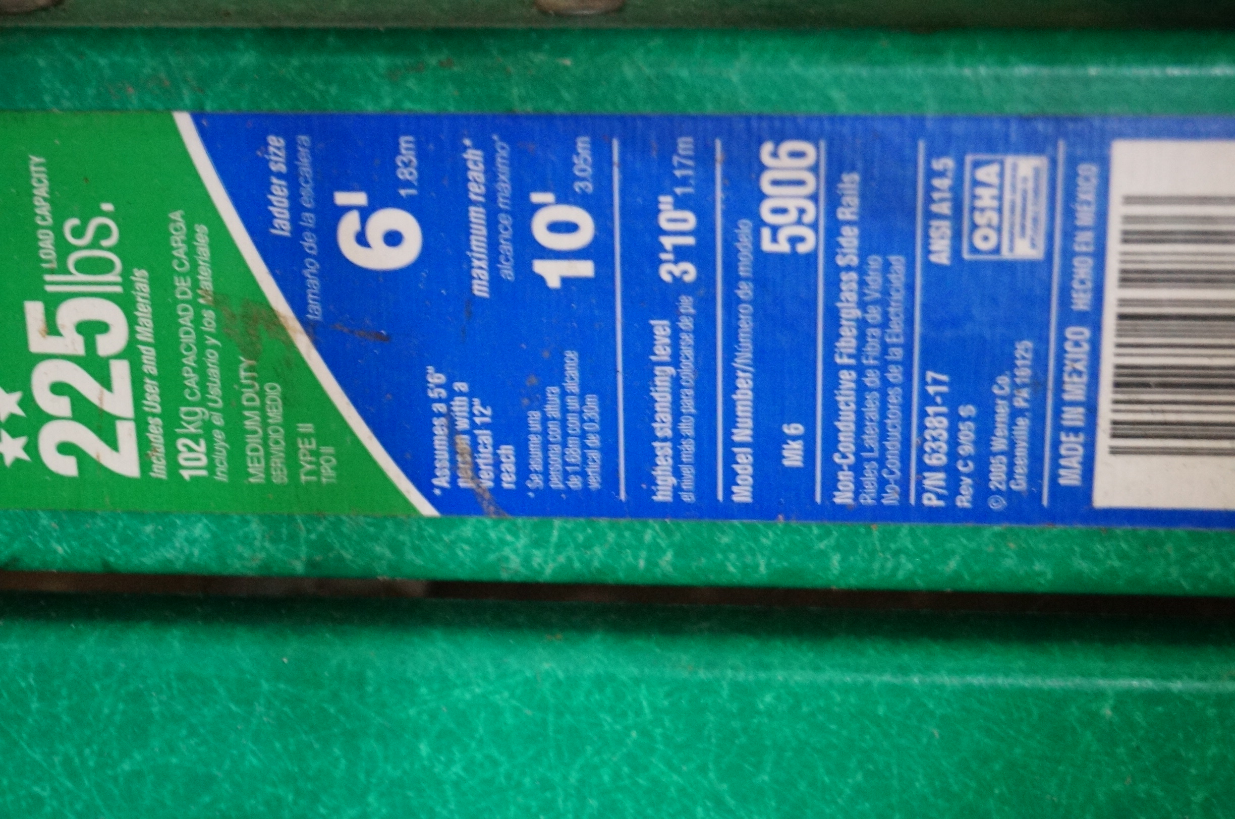 Set of Werner and Gorilla Ladders