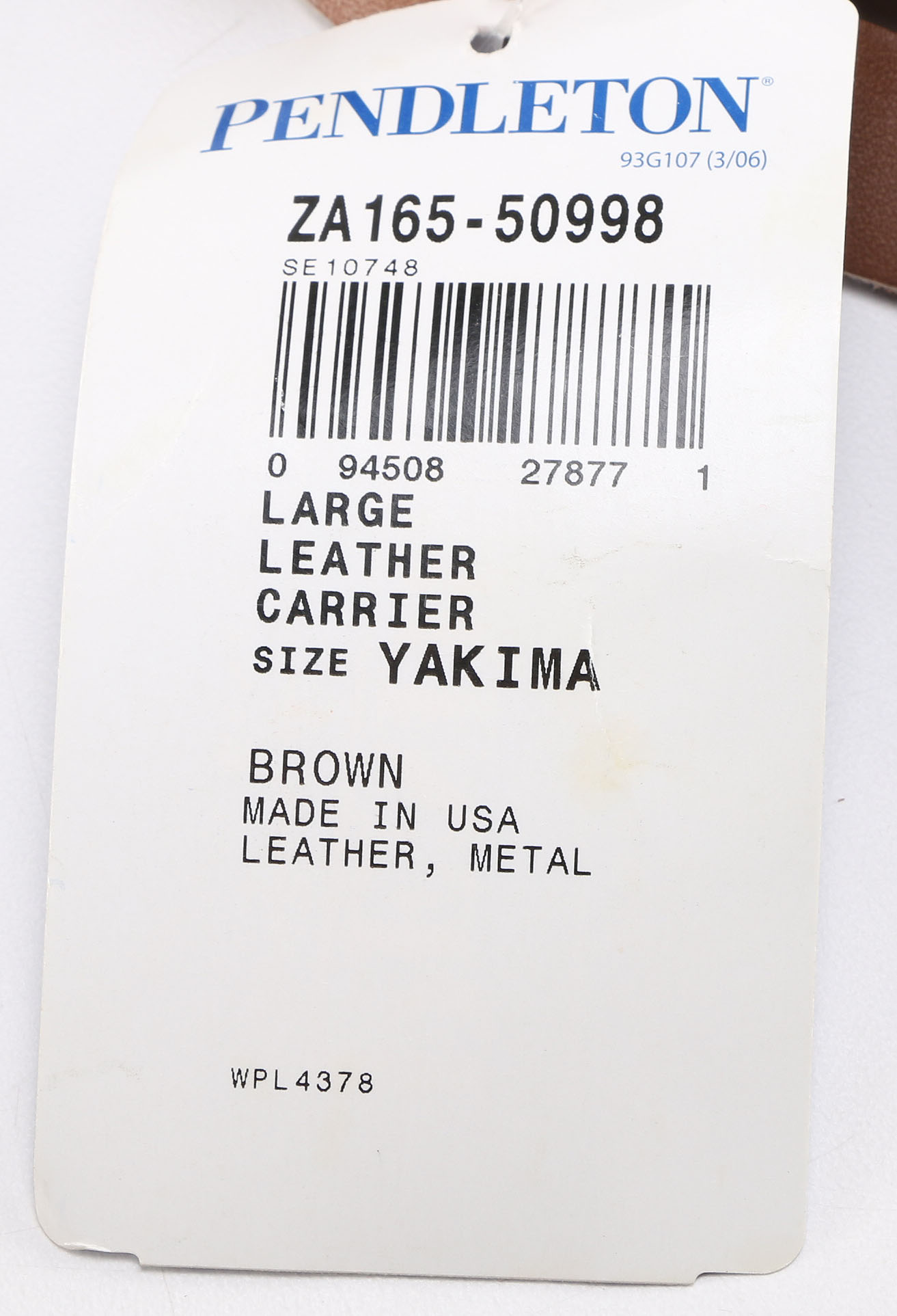 Pendleton Chief Joseph Collection Blanket and Leather Carrier