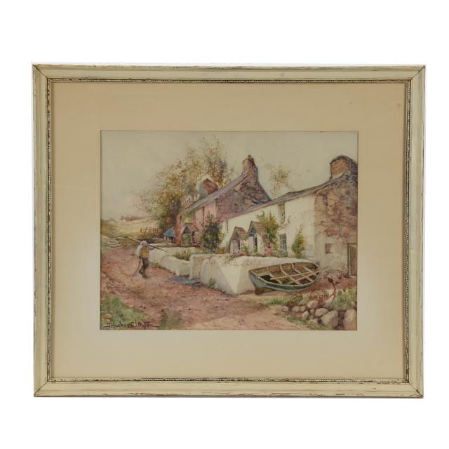 Joseph Hughes Clayton Original Watercolor