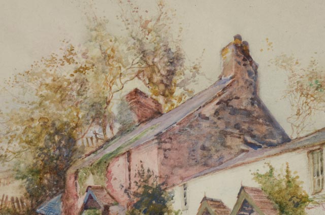 Joseph Hughes Clayton Original Watercolor