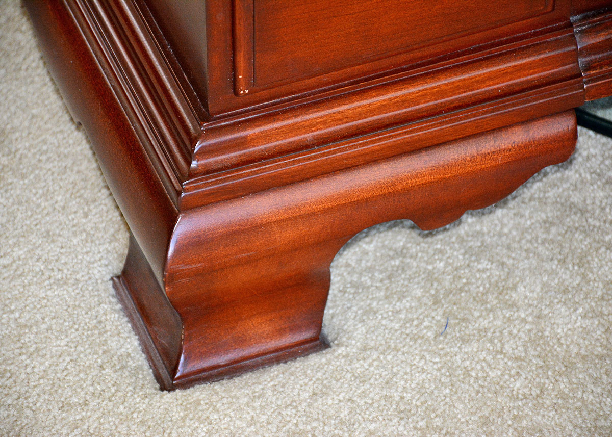 King Size Mahogany Sleigh Bed