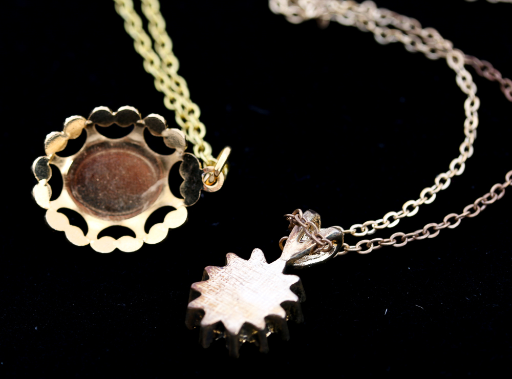 Gold Tone Jewelry with Crystal Accents