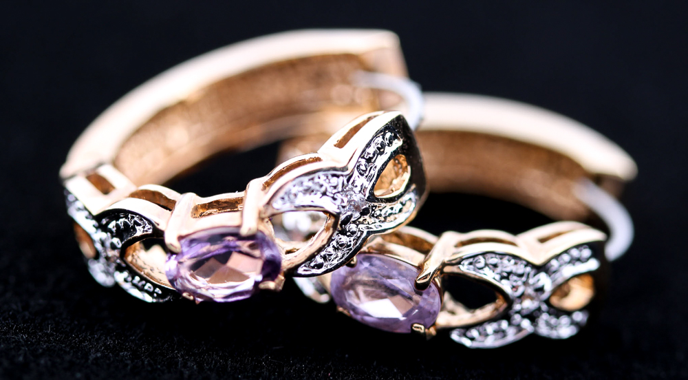 Gold Tone Jewelry with Crystal Accents