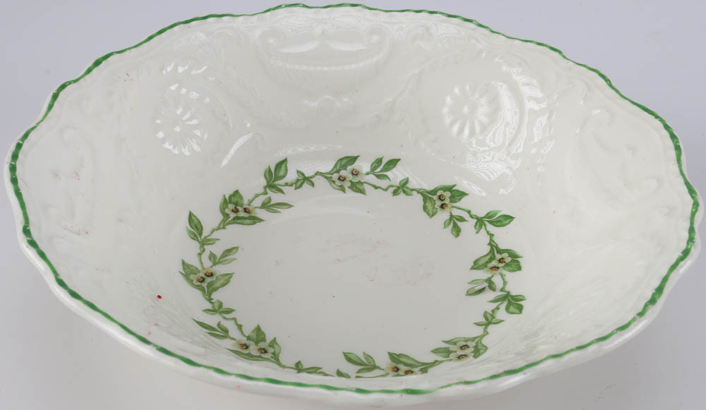 Steubenville "Adam Antique" and "Orange Blossom" Serving Platters