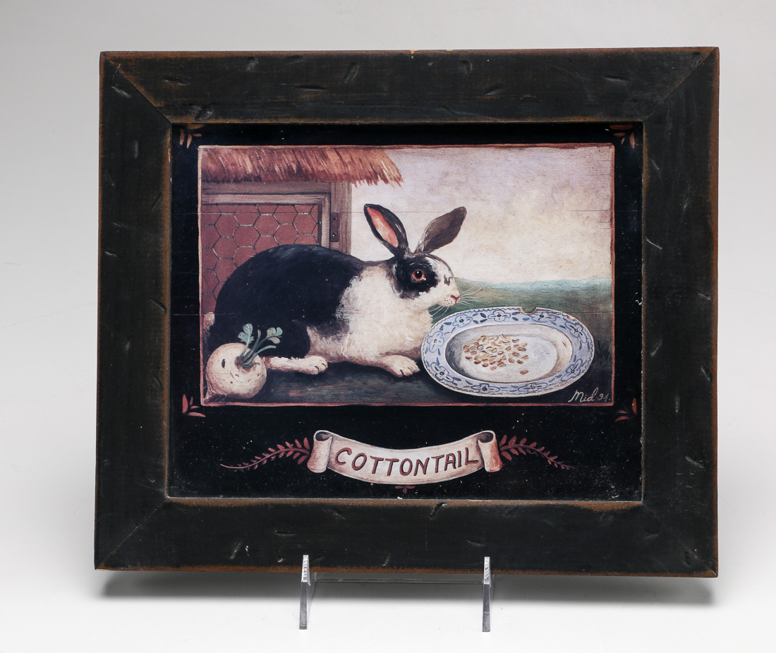 Pair of Framed Rabbit Prints