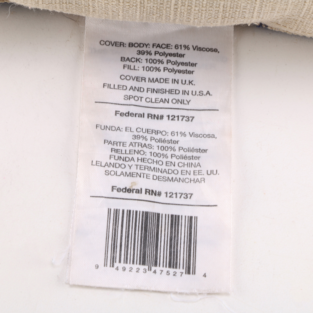 Union Jack Ottoman and Pillow