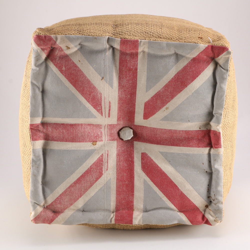 Union Jack Ottoman and Pillow