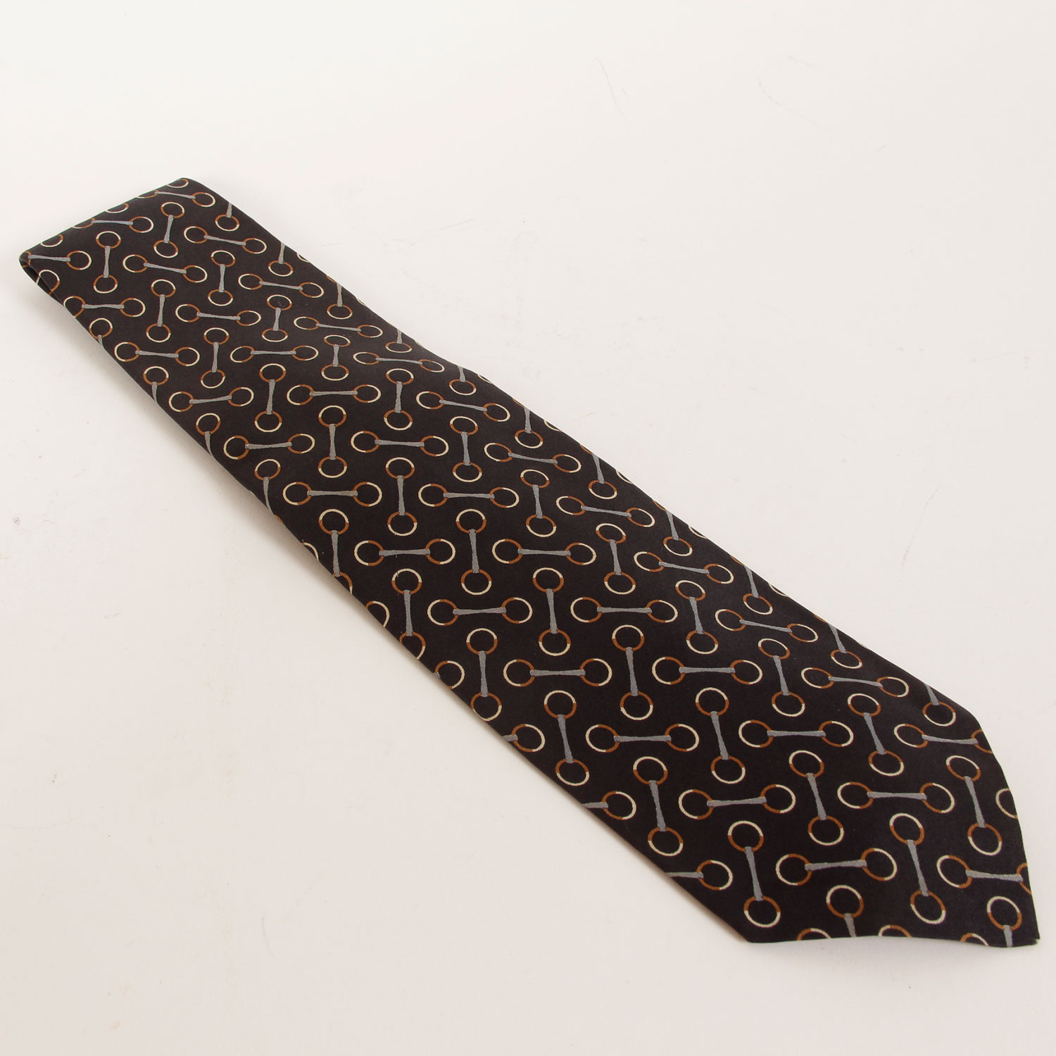 Vintage Christian Dior Equestrian Silk Necktie