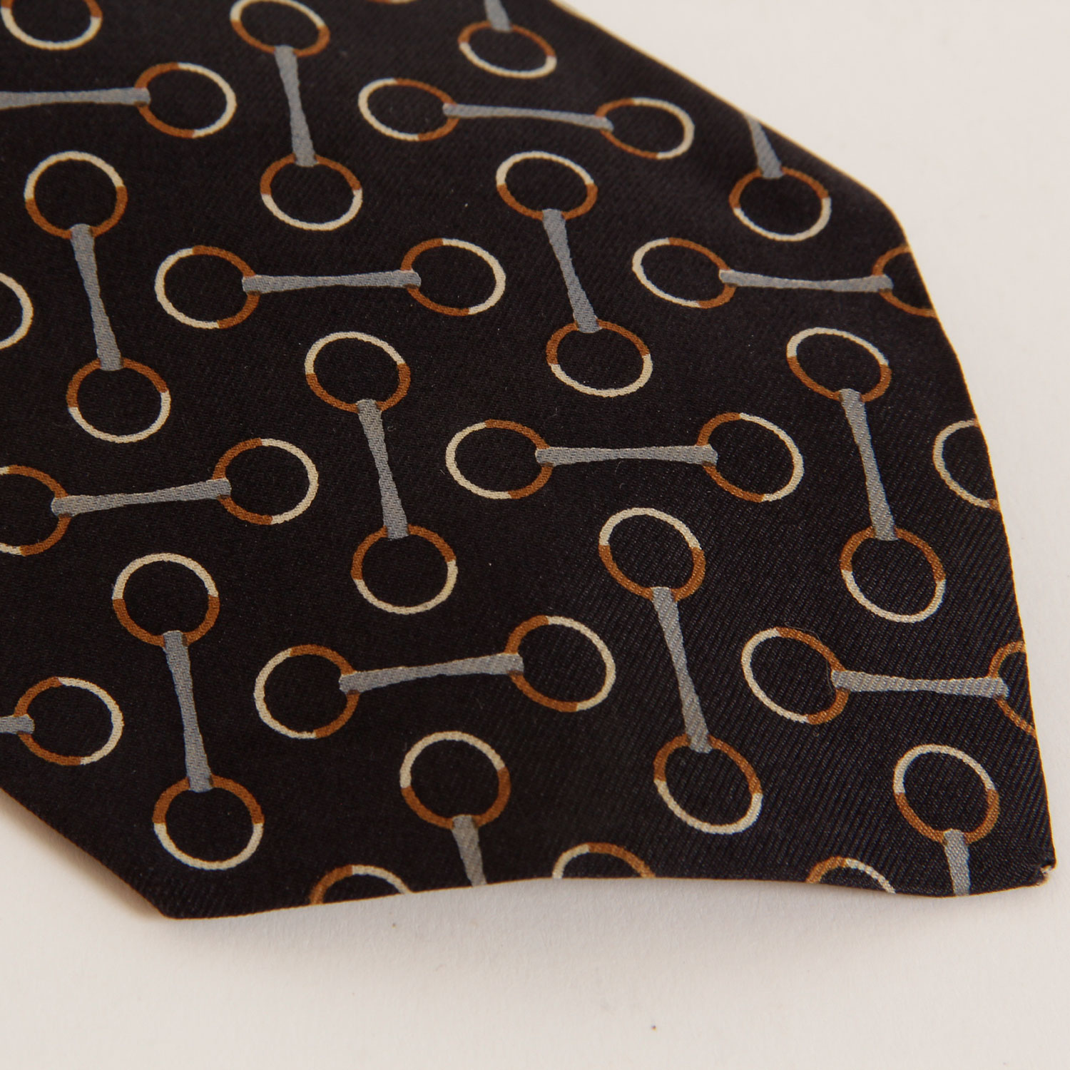 Vintage Christian Dior Equestrian Silk Necktie