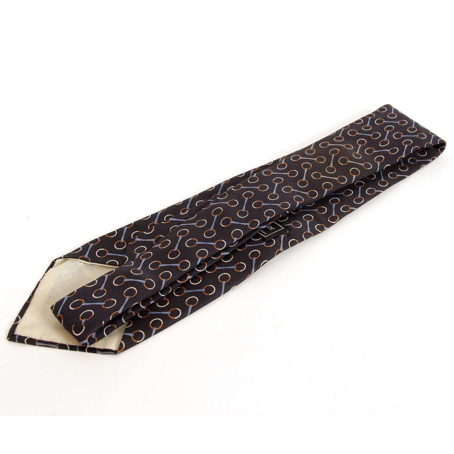 Vintage Christian Dior Equestrian Silk Necktie