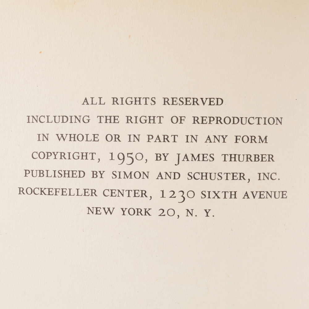 Two James Thurber First Editions "The 13 Clocks" and "The White Deer"