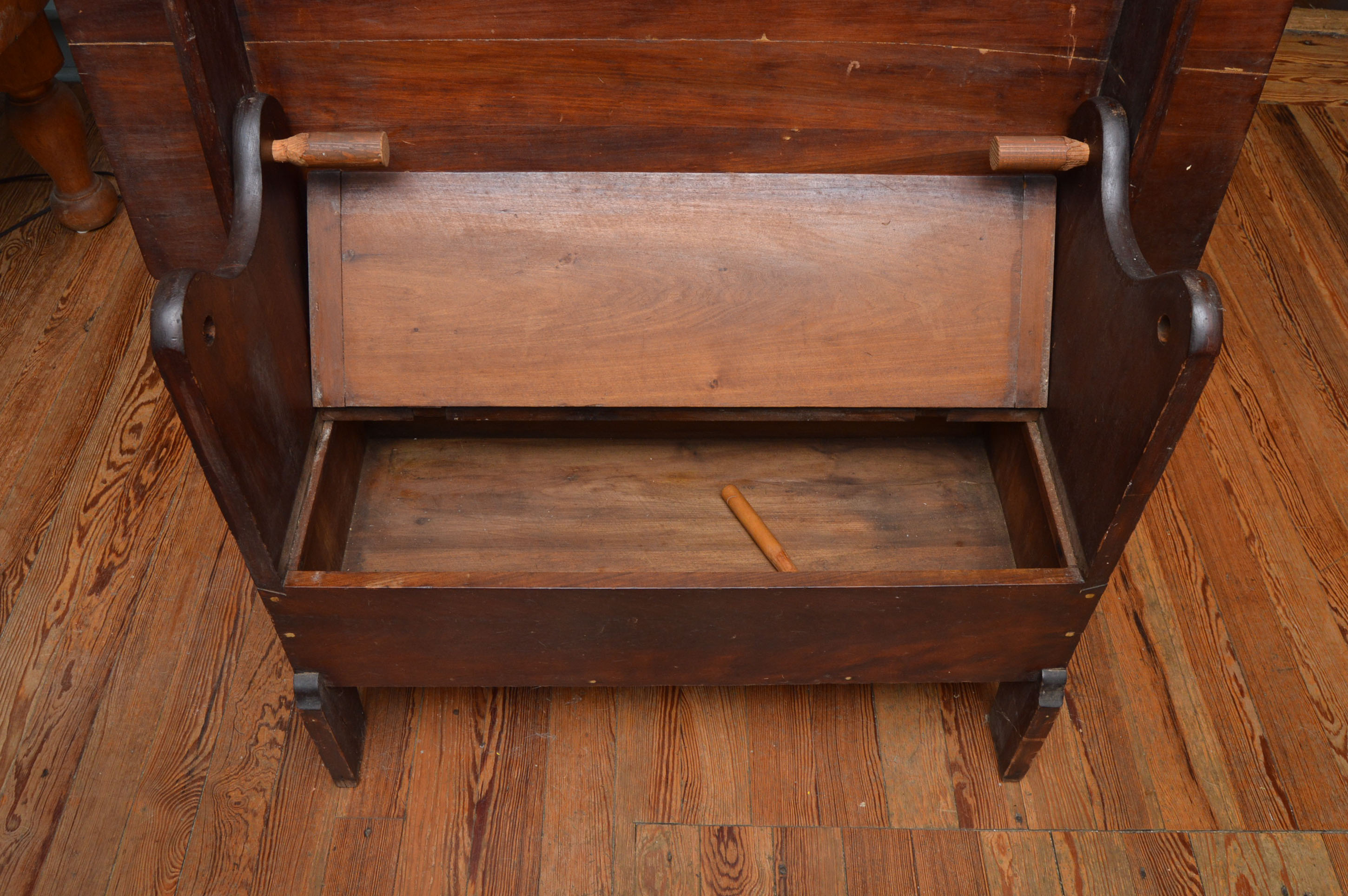 Vintage Flip Top Table into Bench