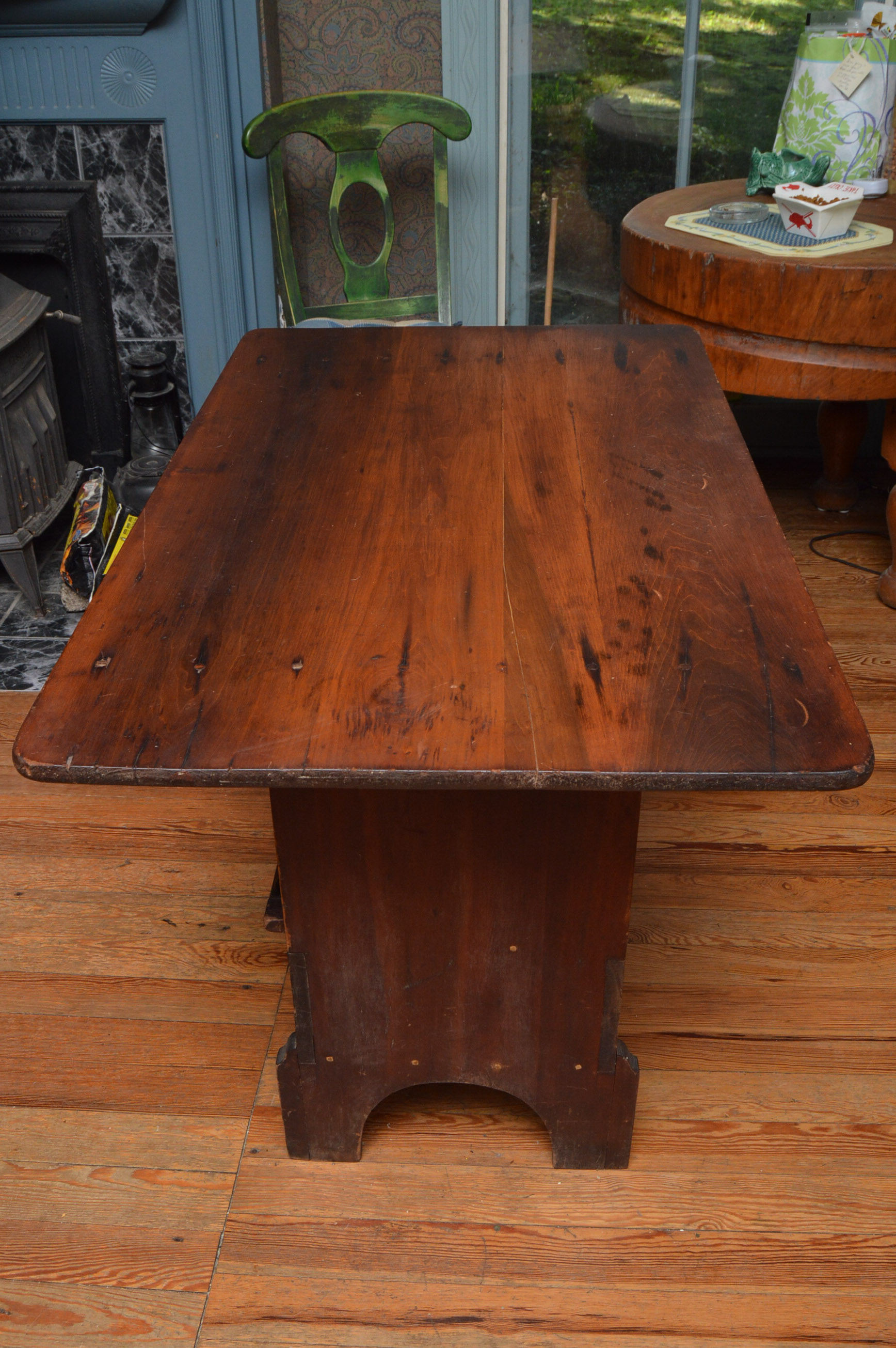 Vintage Flip Top Table into Bench