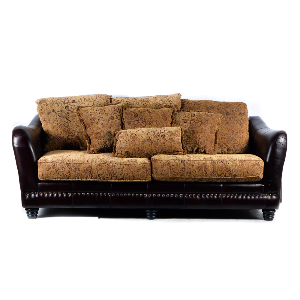 Leather Couch by Rapallo Leather Company