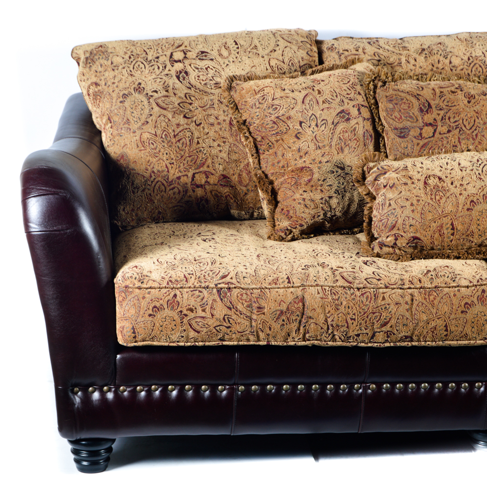 Leather Couch by Rapallo Leather Company