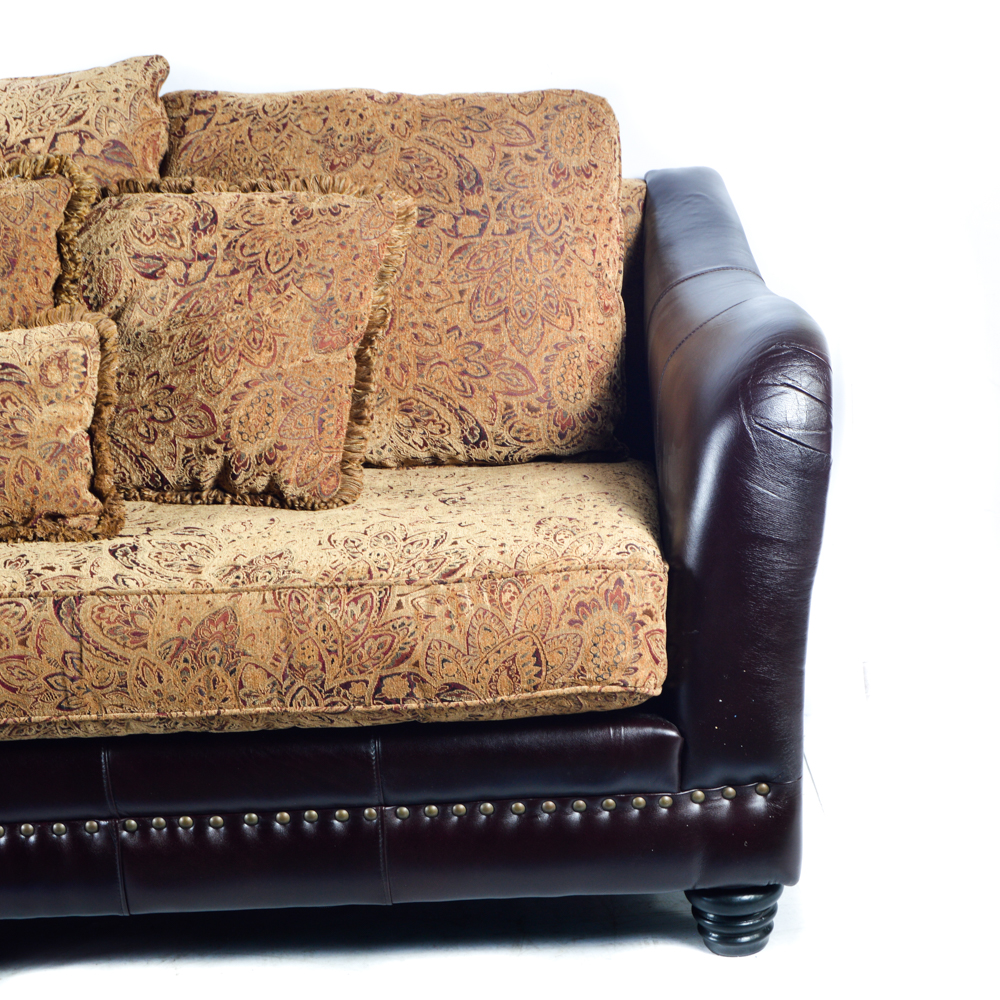 Leather Couch by Rapallo Leather Company
