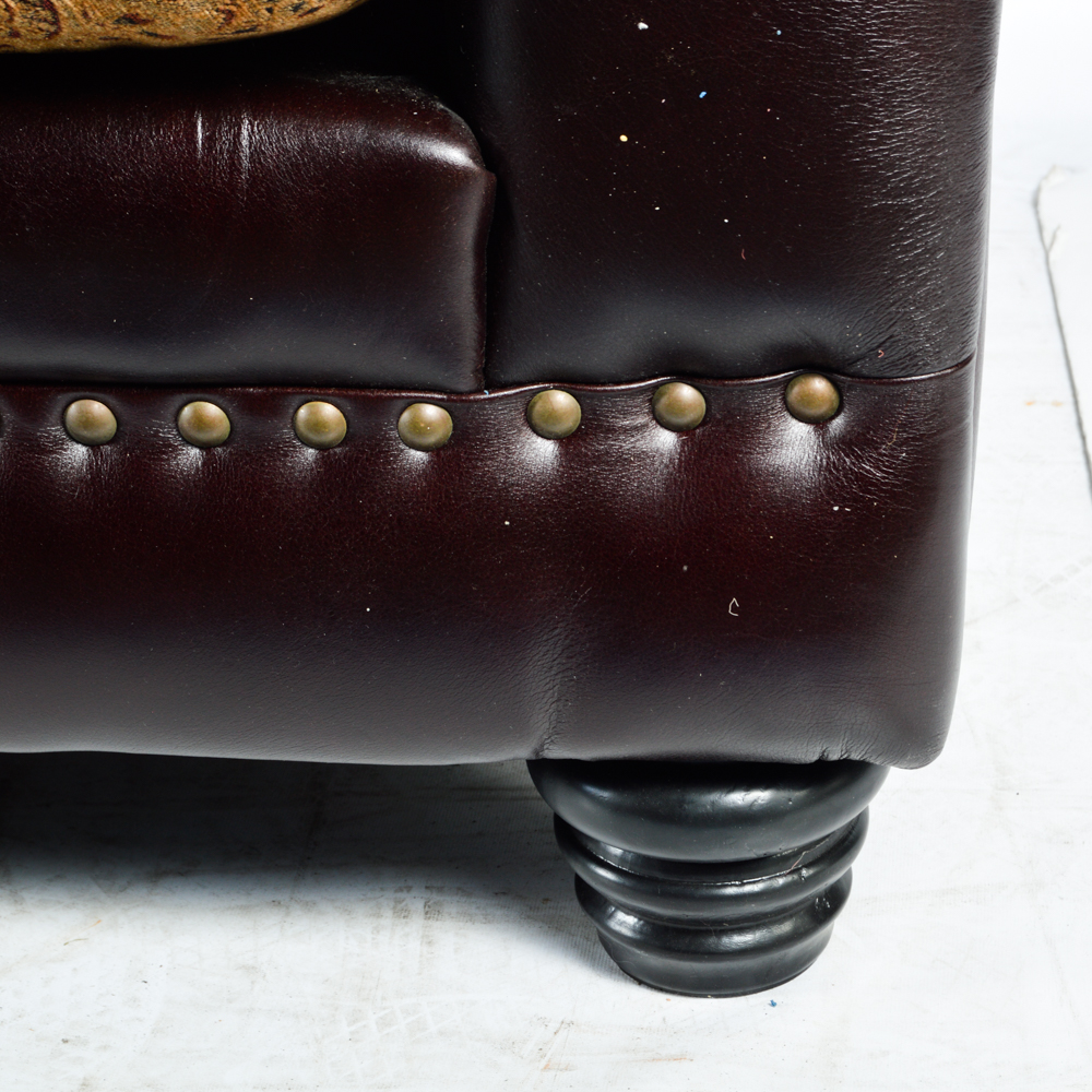 Leather Couch by Rapallo Leather Company