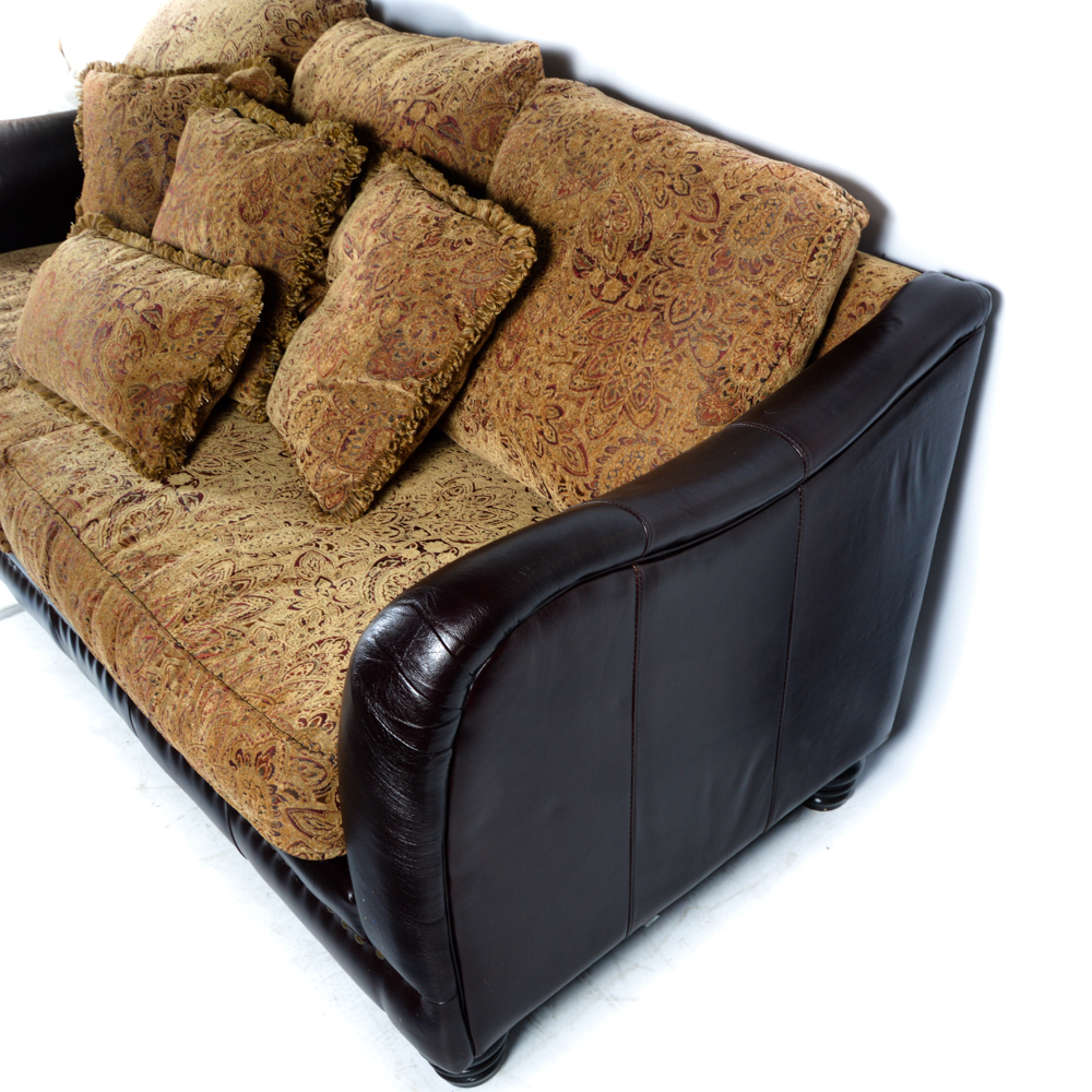 Leather Couch by Rapallo Leather Company