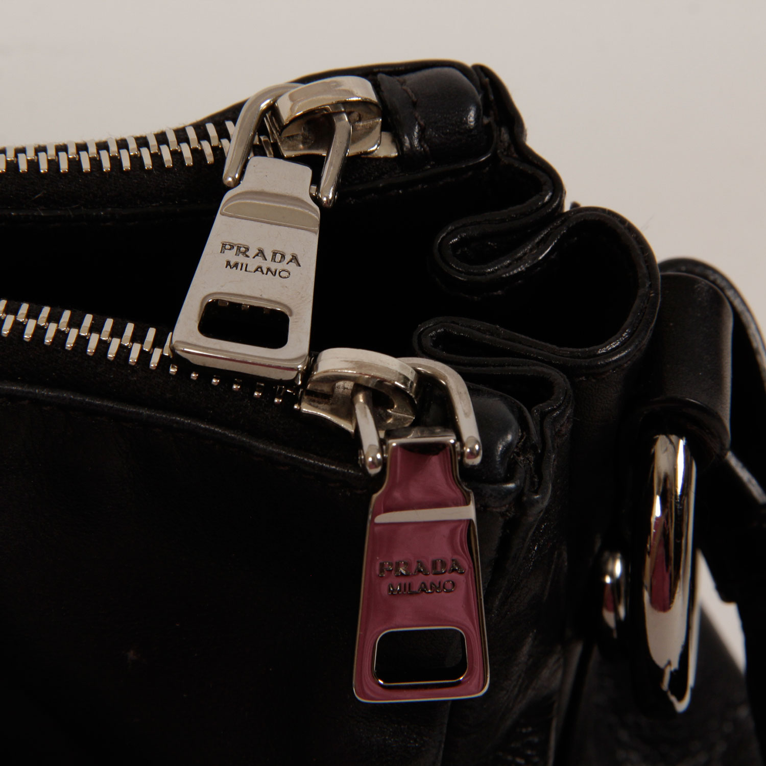 Prada Black Leather Handbag