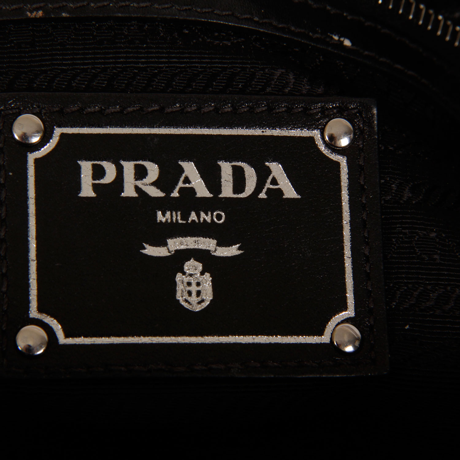 Prada Black Leather Handbag