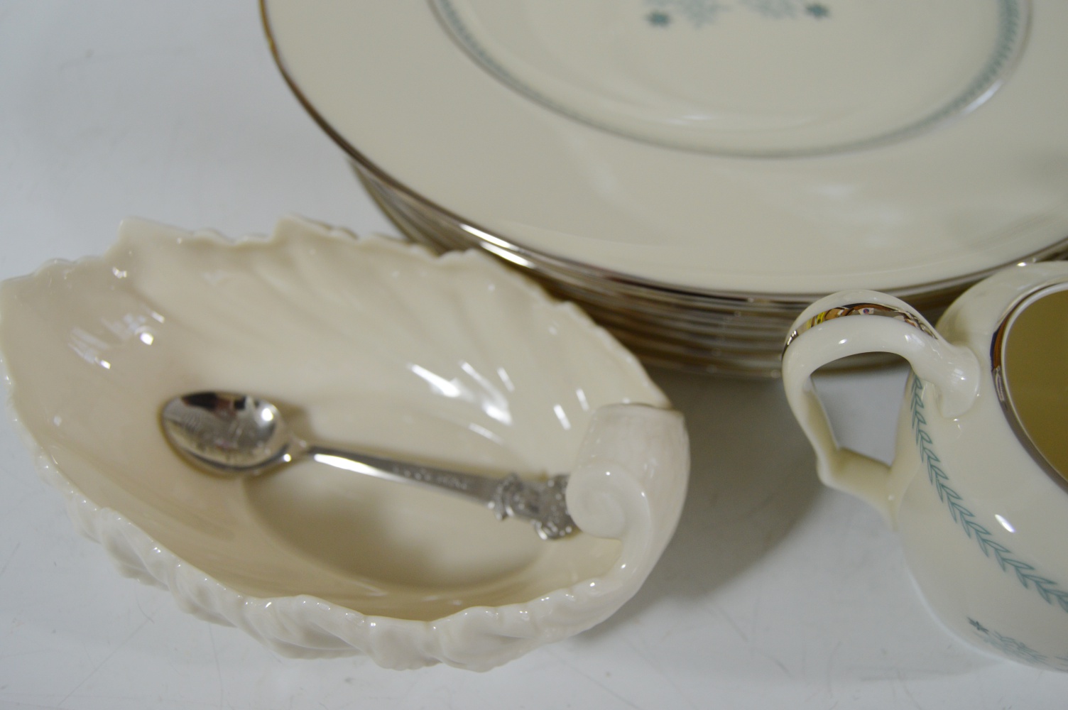 Eight-Place Setting of Lenox "Charmaine" China Dinnerware