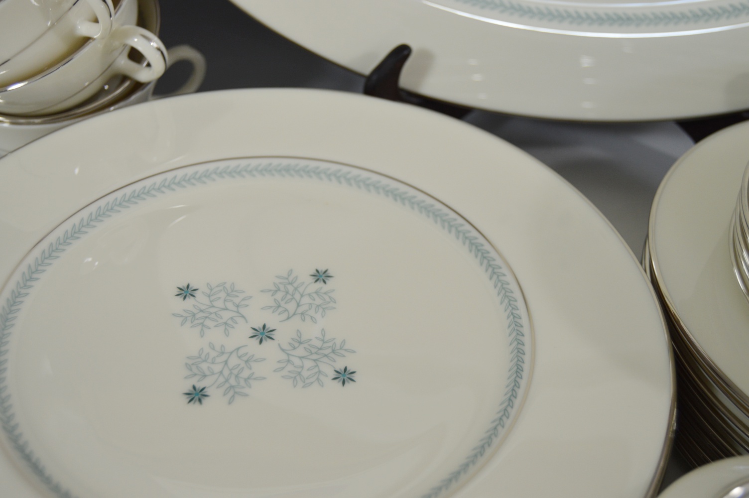 Eight-Place Setting of Lenox "Charmaine" China Dinnerware