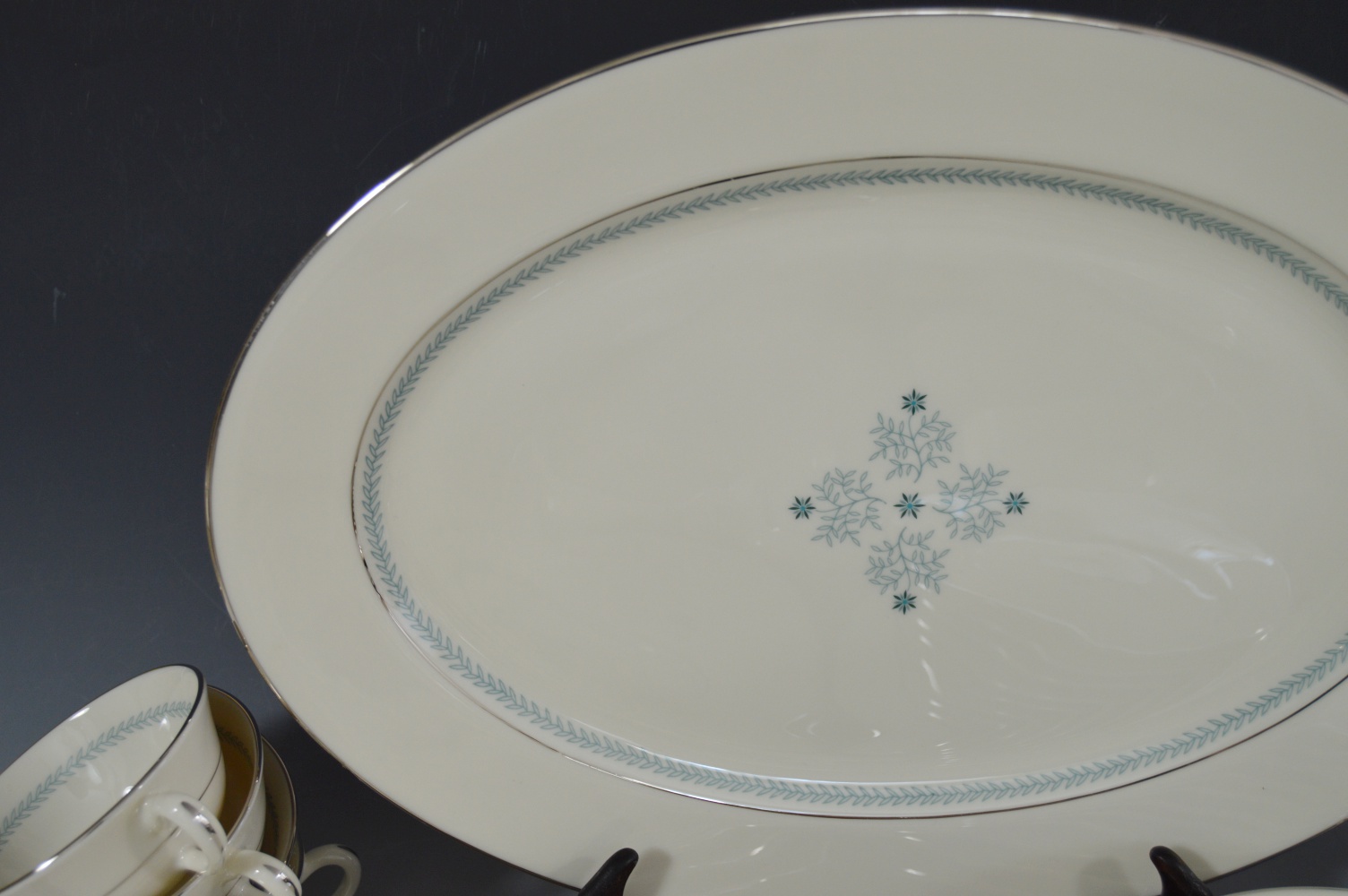 Eight-Place Setting of Lenox "Charmaine" China Dinnerware