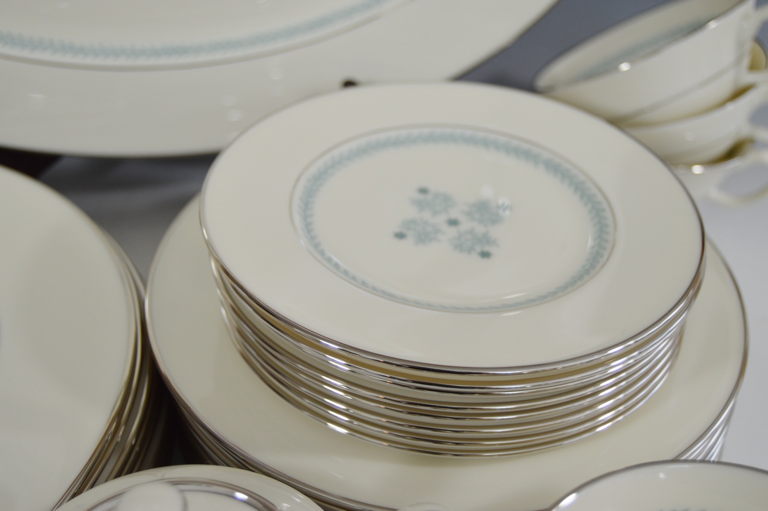 Eight-Place Setting of Lenox "Charmaine" China Dinnerware