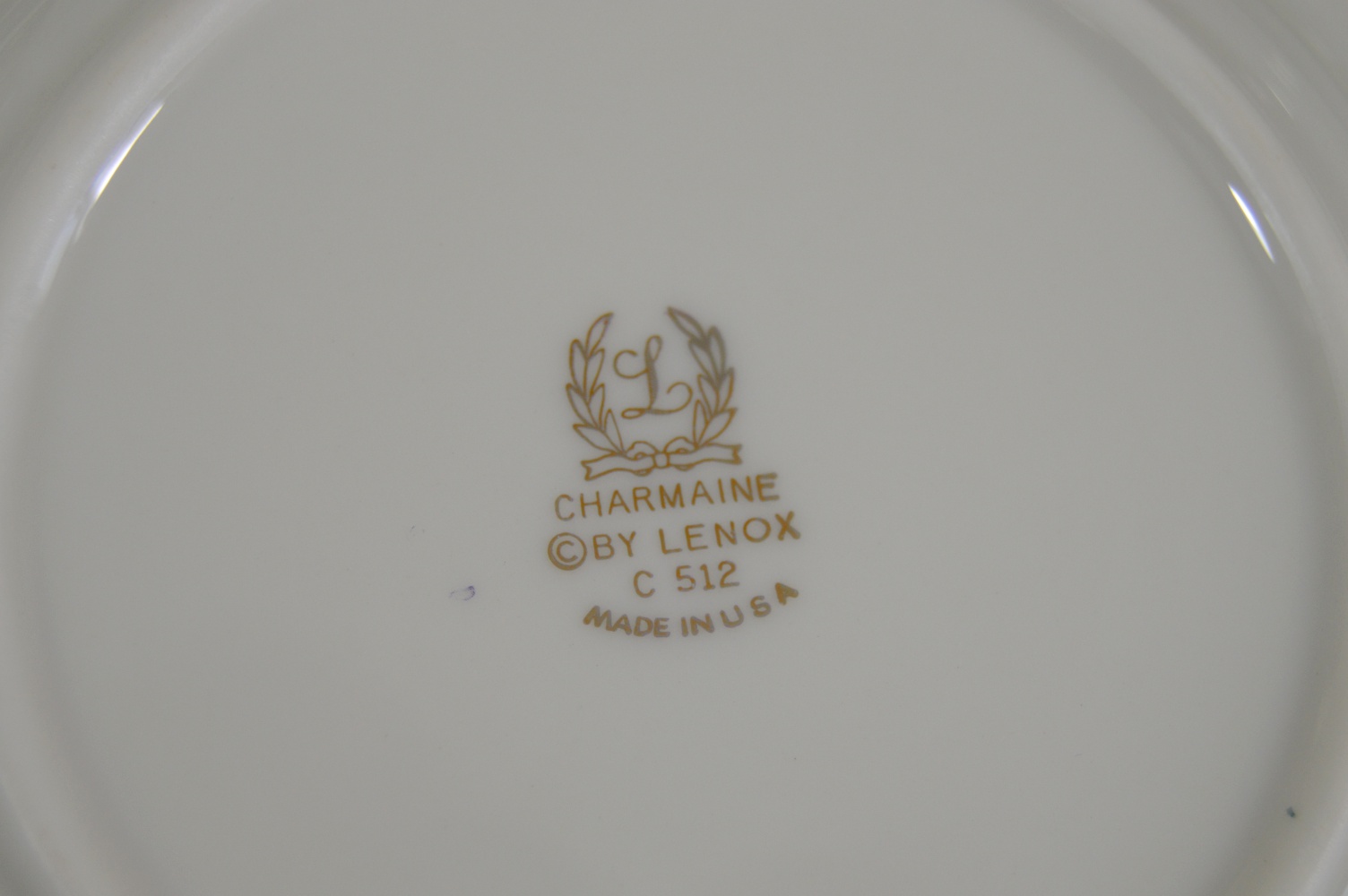 Eight-Place Setting of Lenox "Charmaine" China Dinnerware