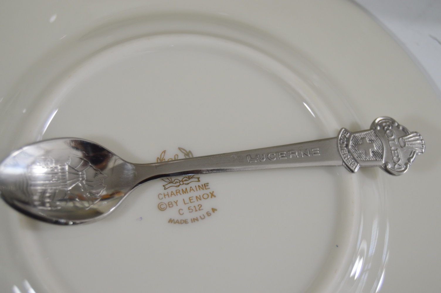 Eight-Place Setting of Lenox "Charmaine" China Dinnerware