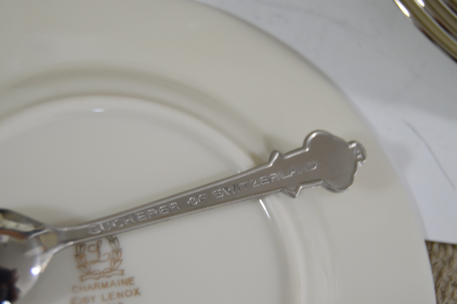 Eight-Place Setting of Lenox "Charmaine" China Dinnerware