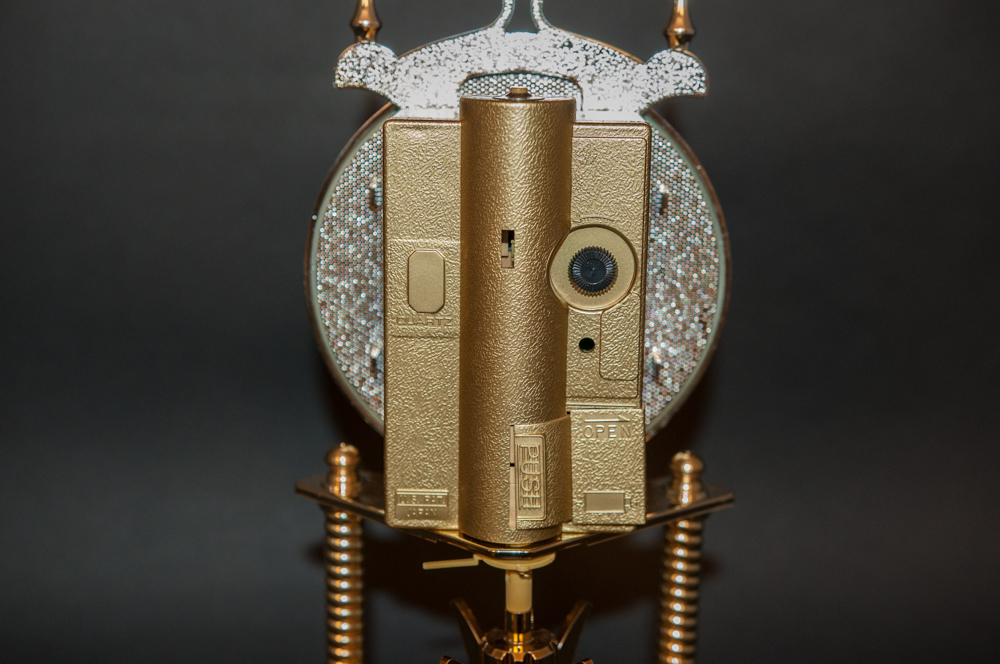 Elgin Table Clock with Glass Dome