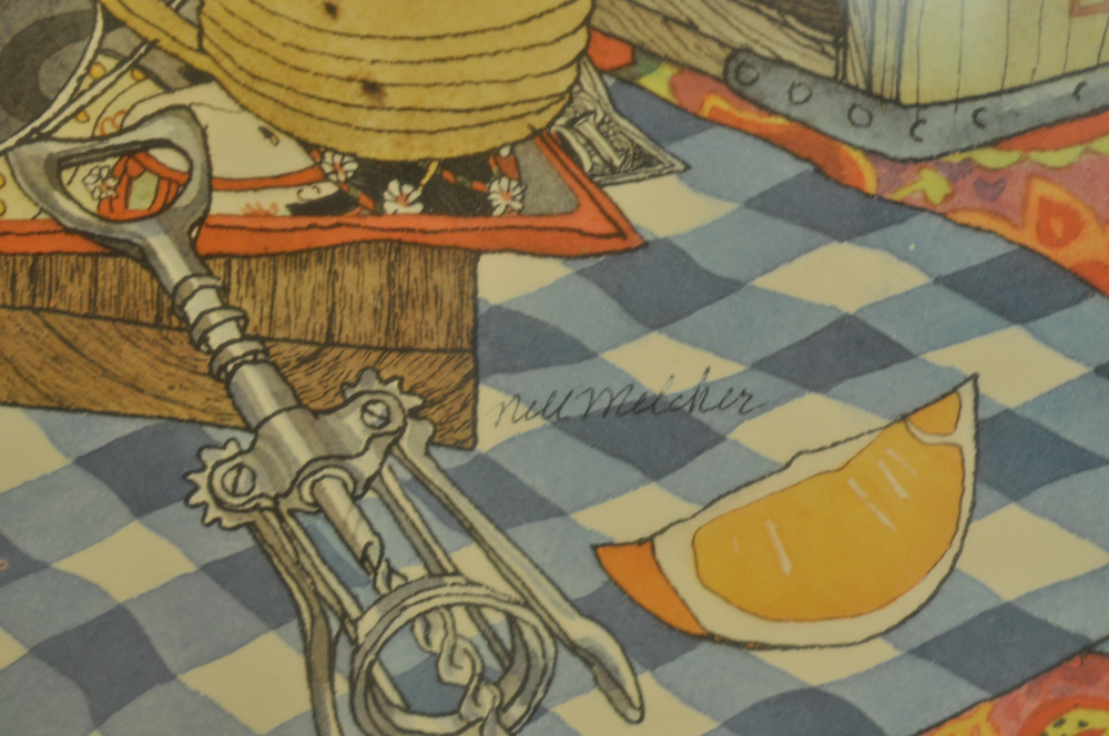 Nell Melcher Offset Lithograph