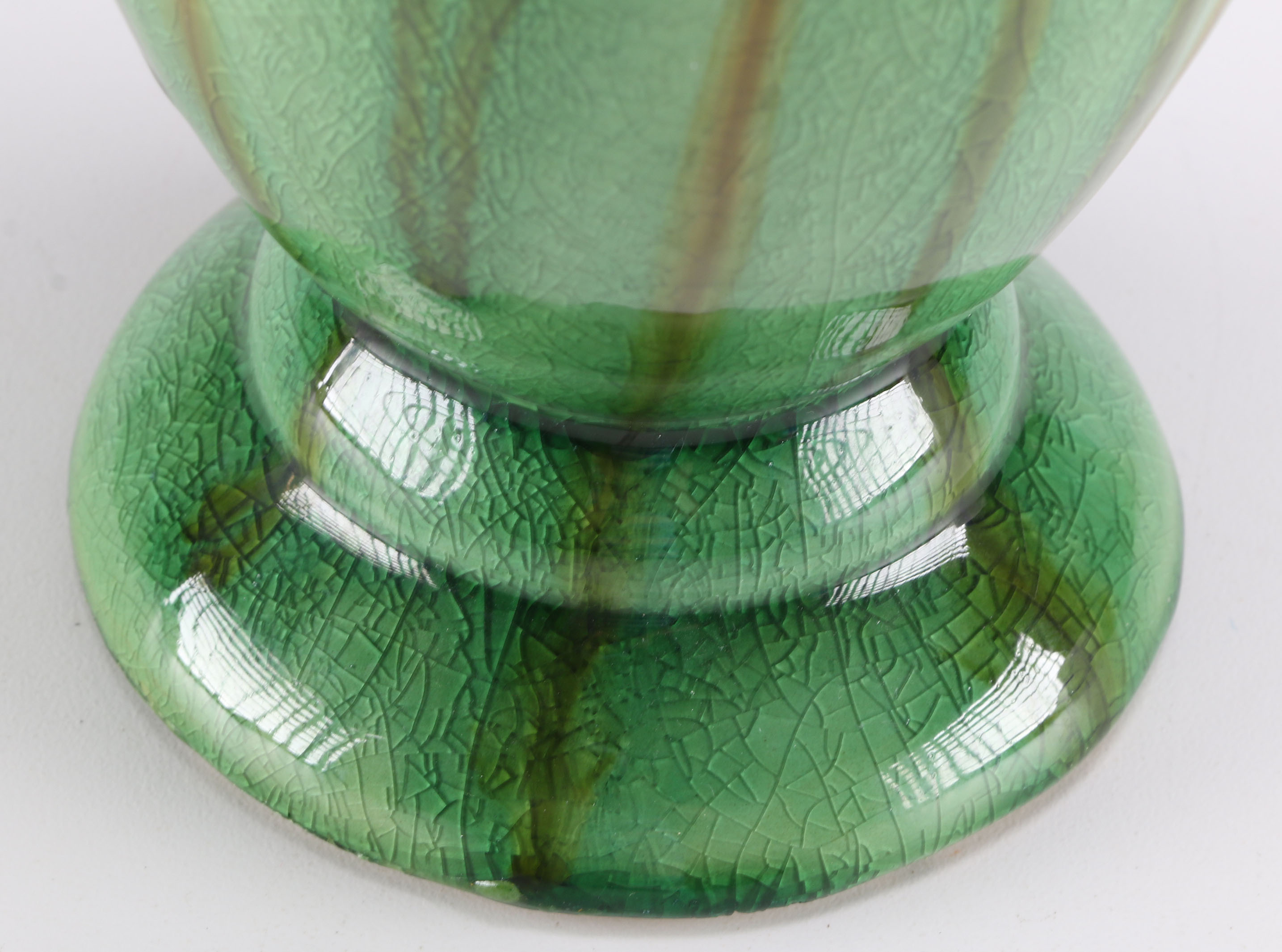 Drip-Glazed Ceramic Vase