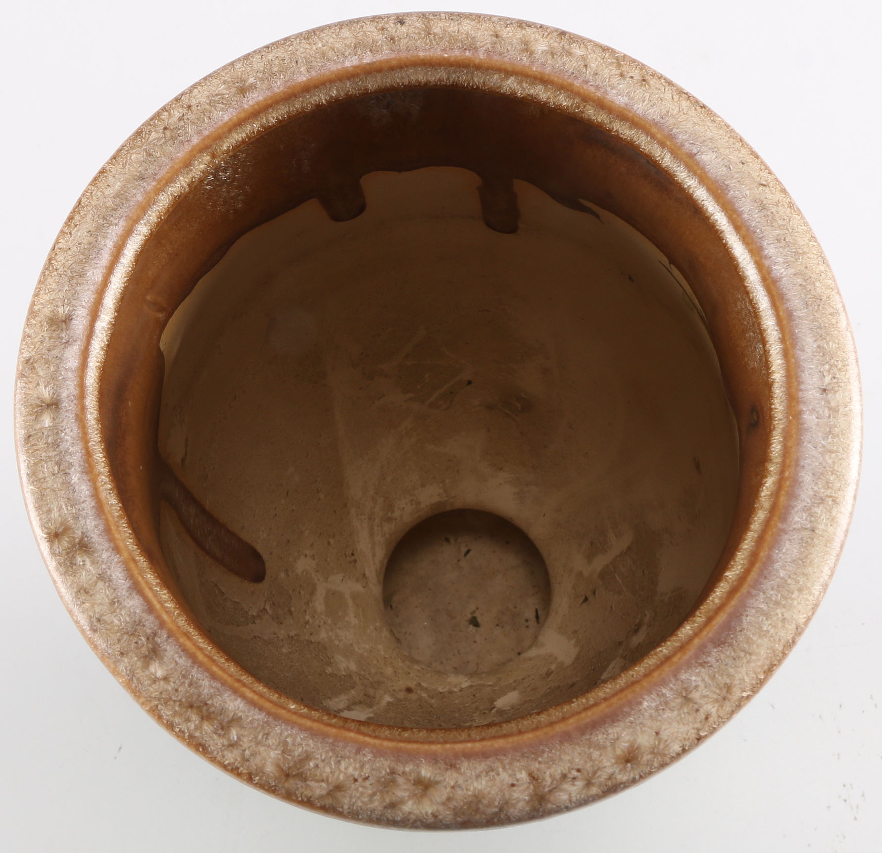 Drip-Glazed Ceramic Vase